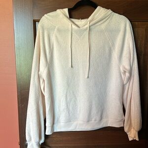 XS, So hooded sweatshirt. EUC, cream
